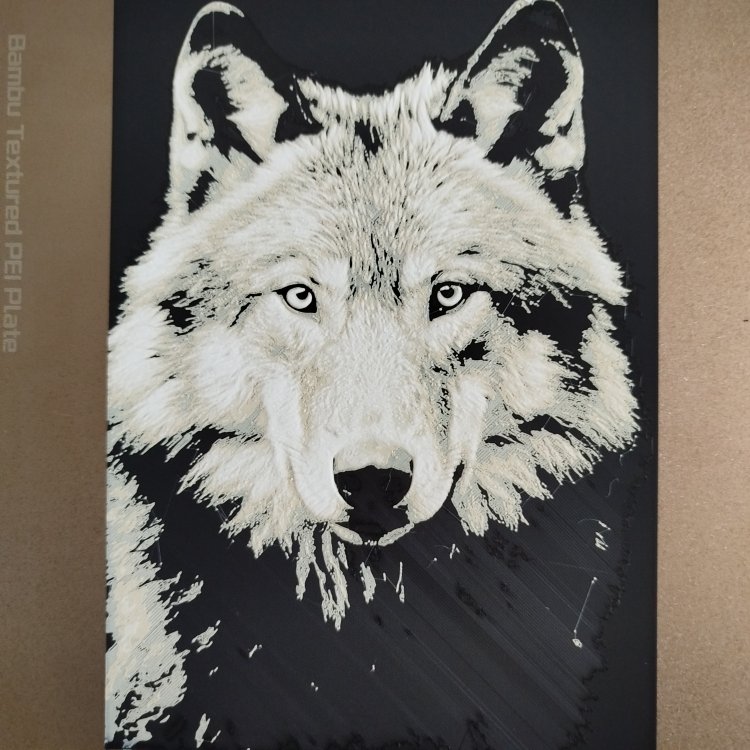 Portrait de loup réalisé par ArtTree Forge