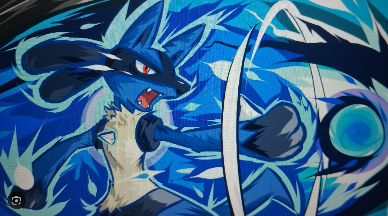 Création Lucario réalisée par ArtTree Forge